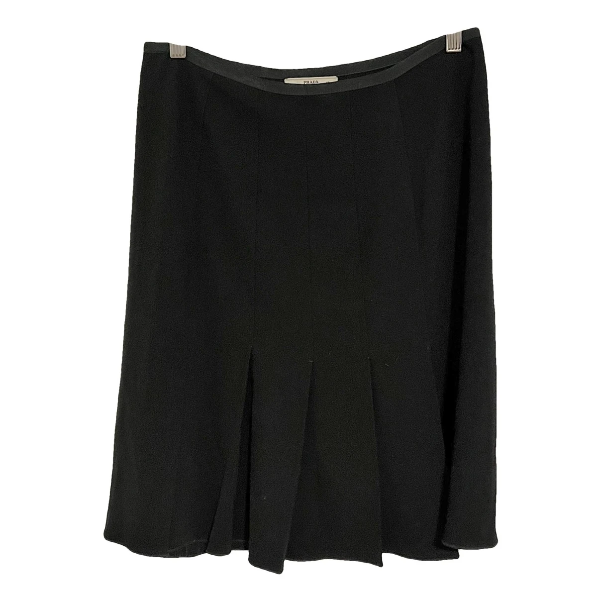 Pre-owned Prada Mini Skirt In Black