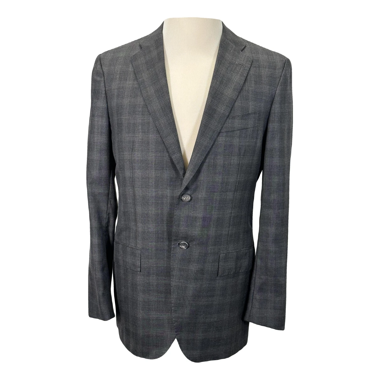 Pre-owned Kiton Cashmere Suit In Grey