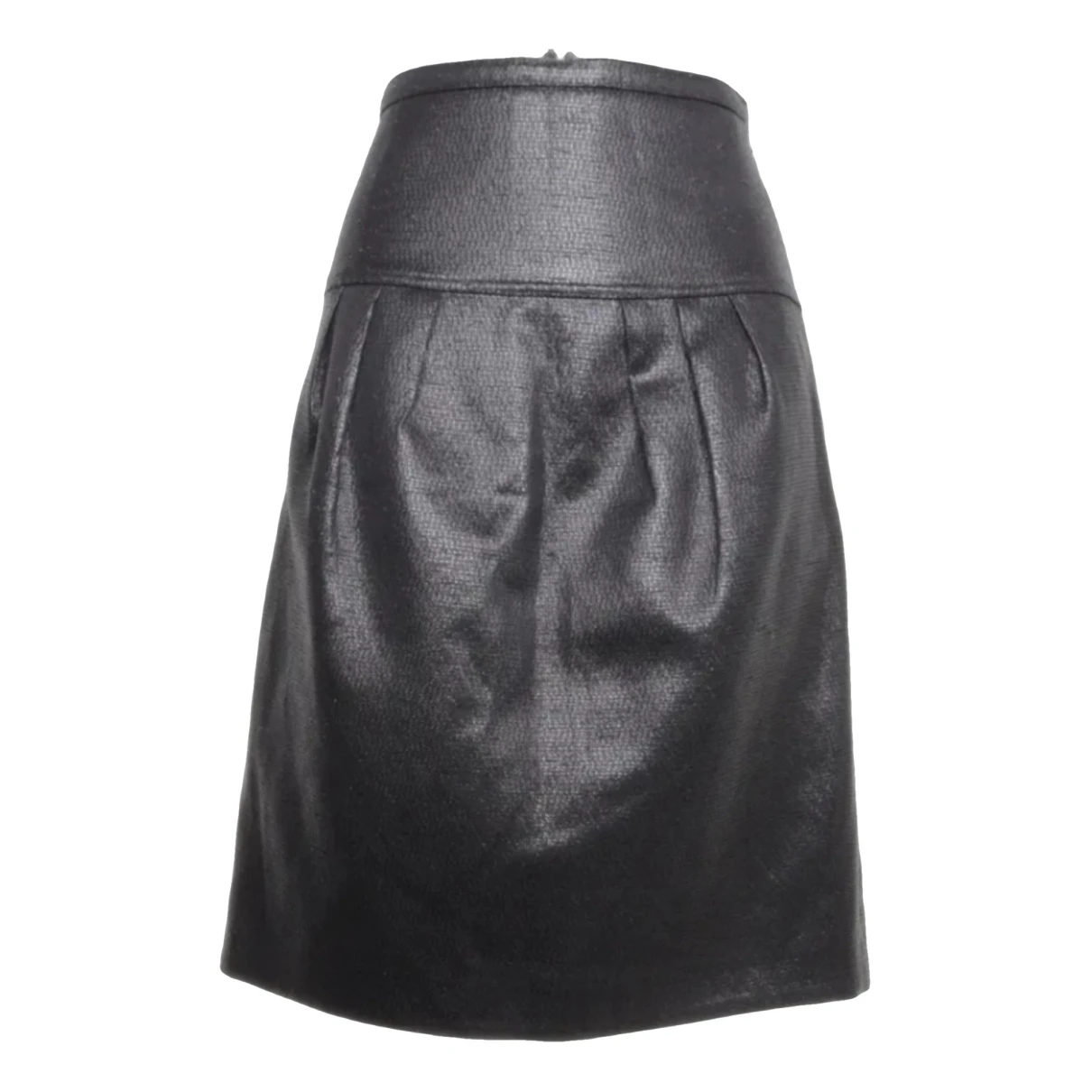 Pre-owned Burberry Mini Skirt In Silver