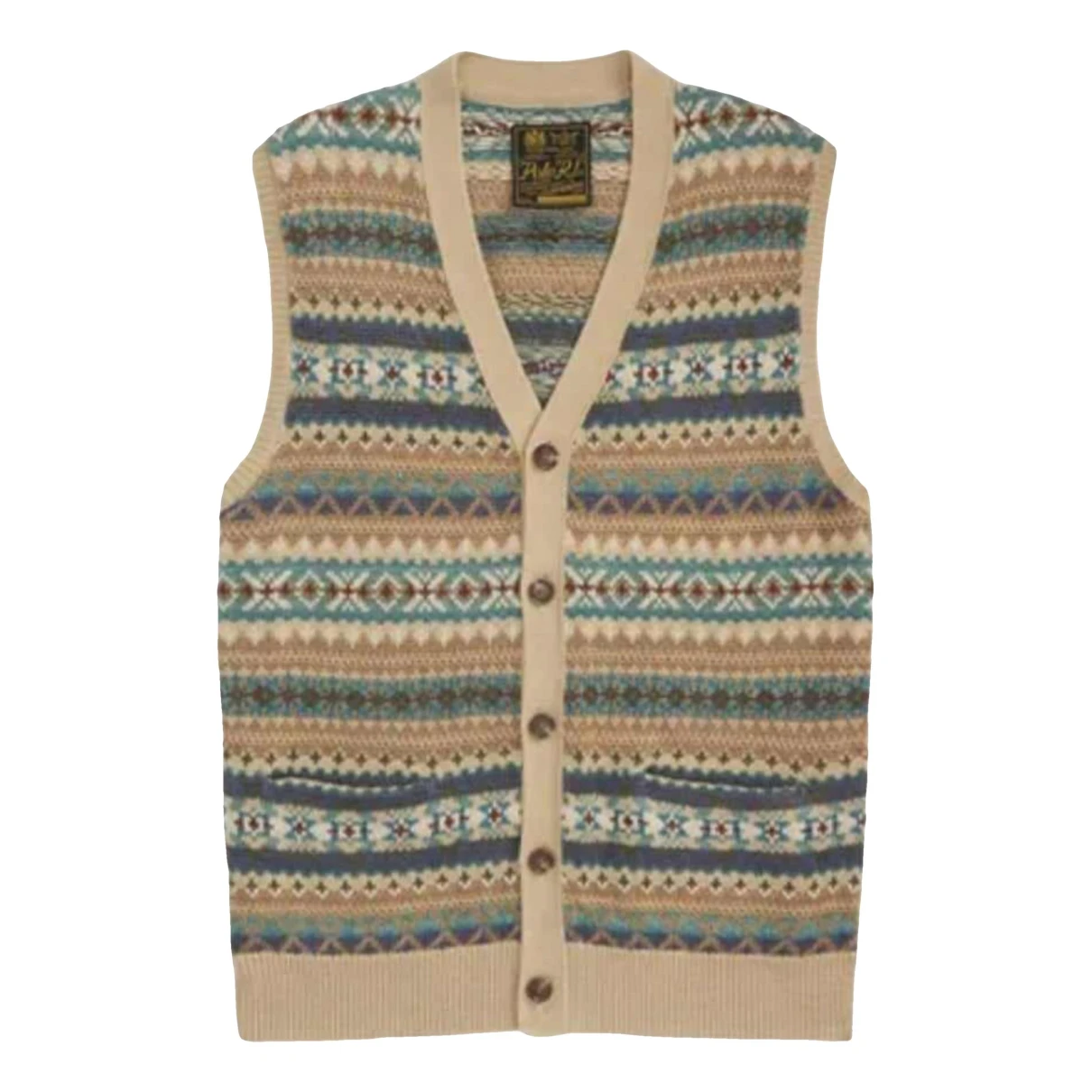 Pre-owned Polo Ralph Lauren Linen Vest In Beige