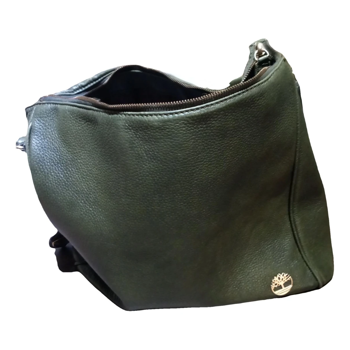 Pre-owned Timberland Leather Handbag In Green