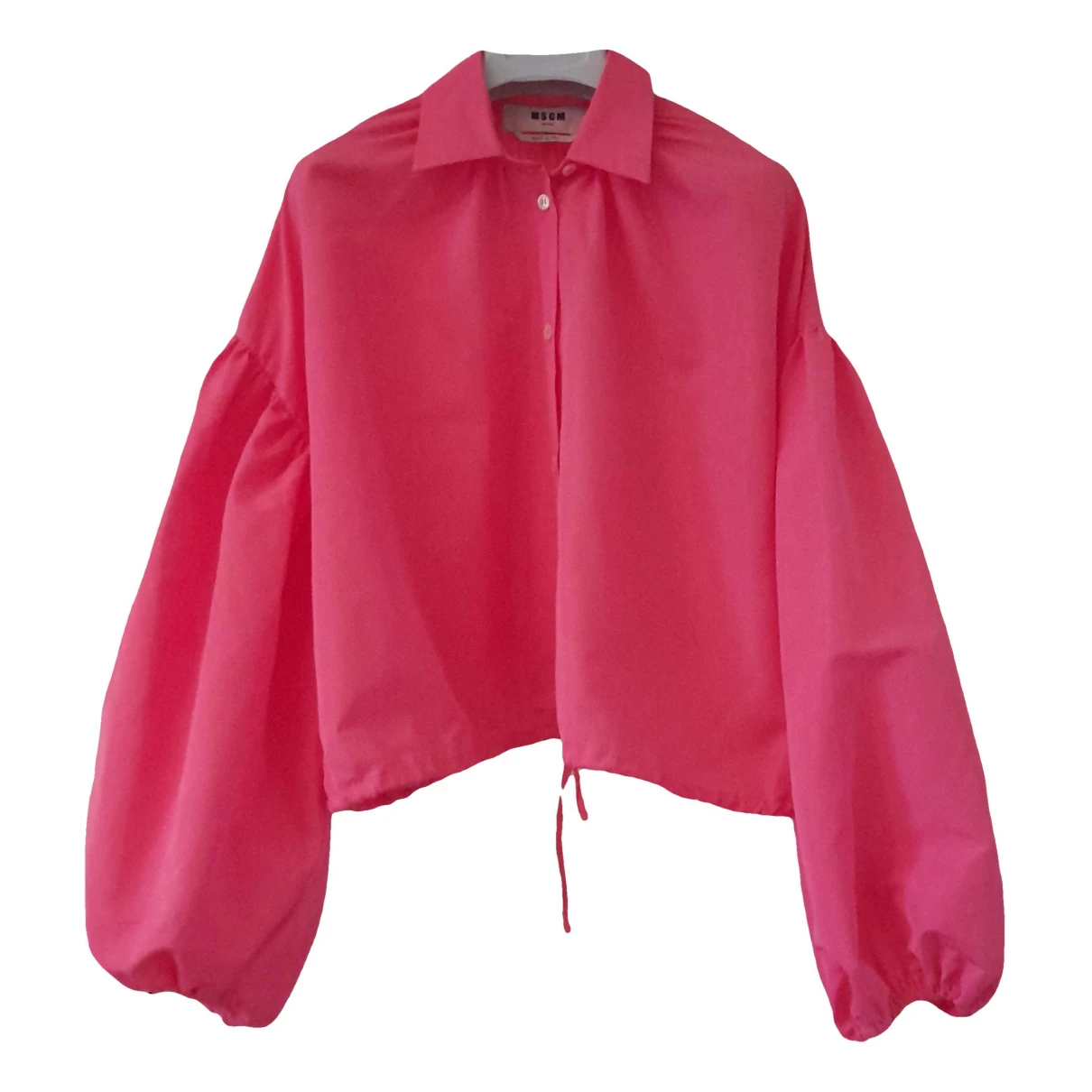 Pre-owned Msgm Blouse In Pink