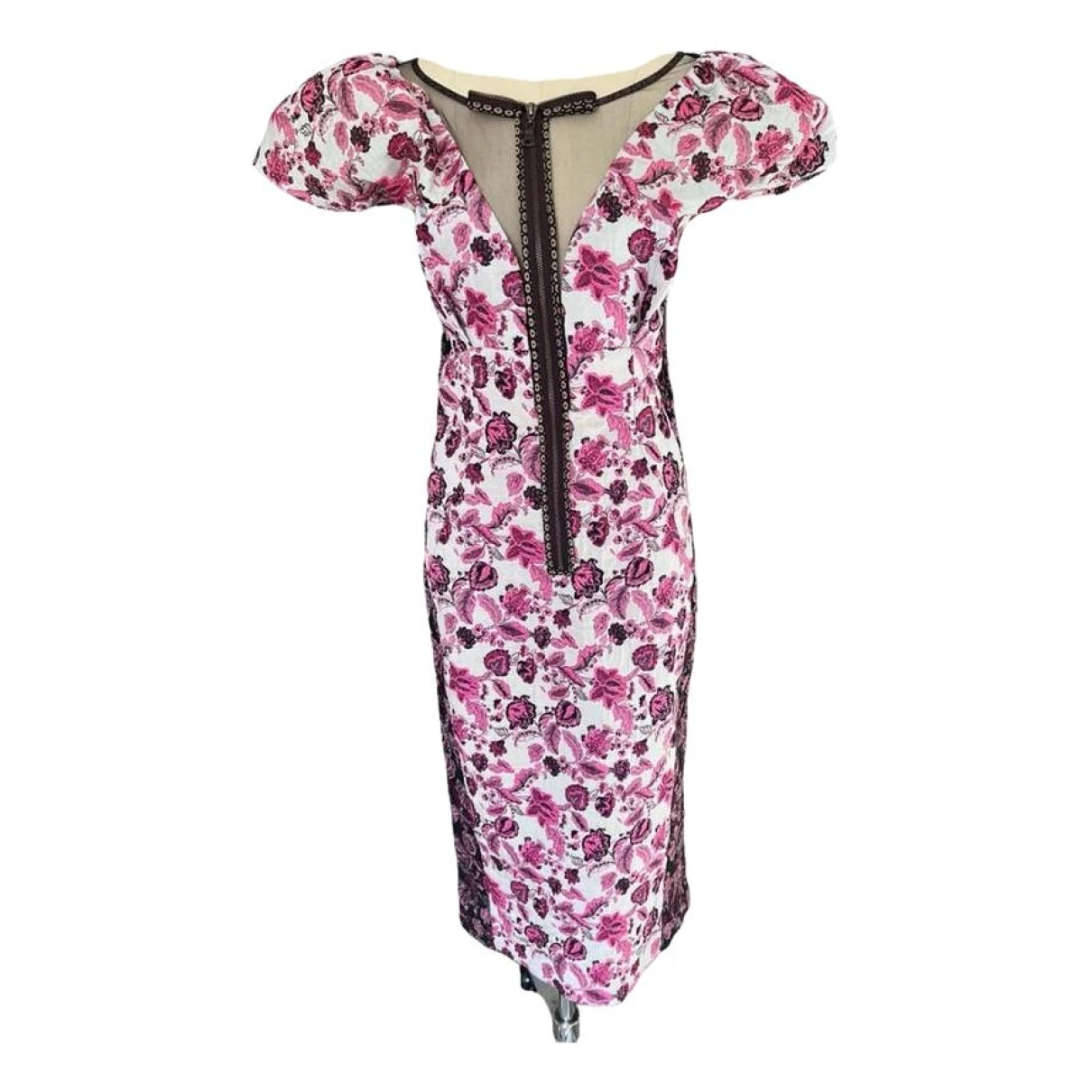 Pre-owned Byron Lars Mid-length Dress In Pink