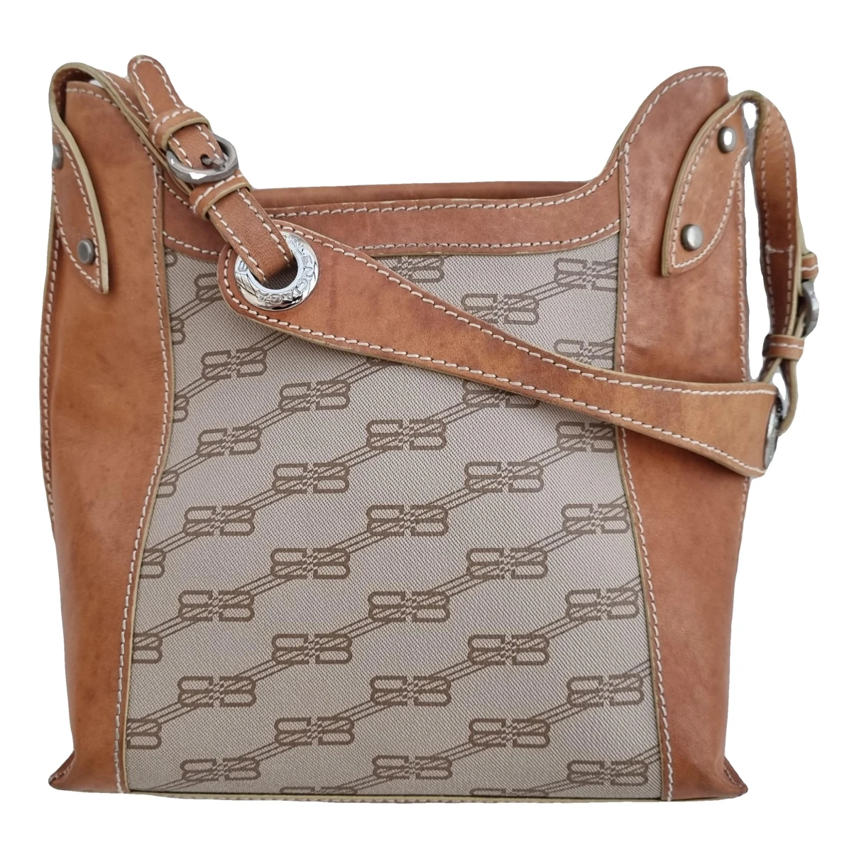 Pre-owned Balenciaga Cloth Handbag In Brown