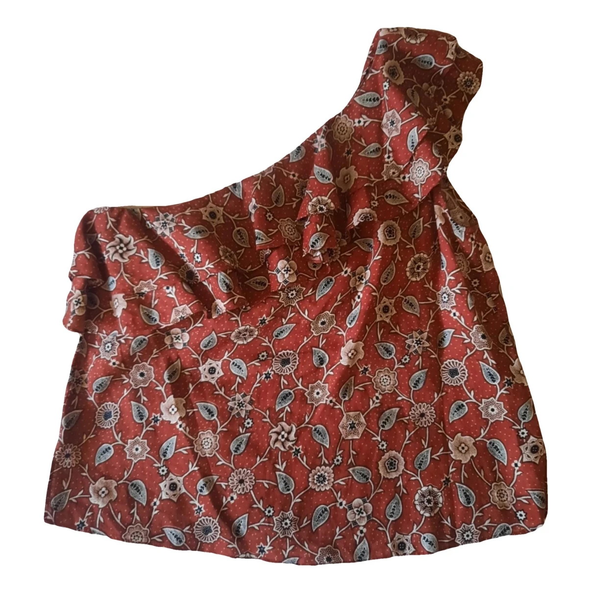 Pre-owned Isabel Marant Étoile Linen Top In Red