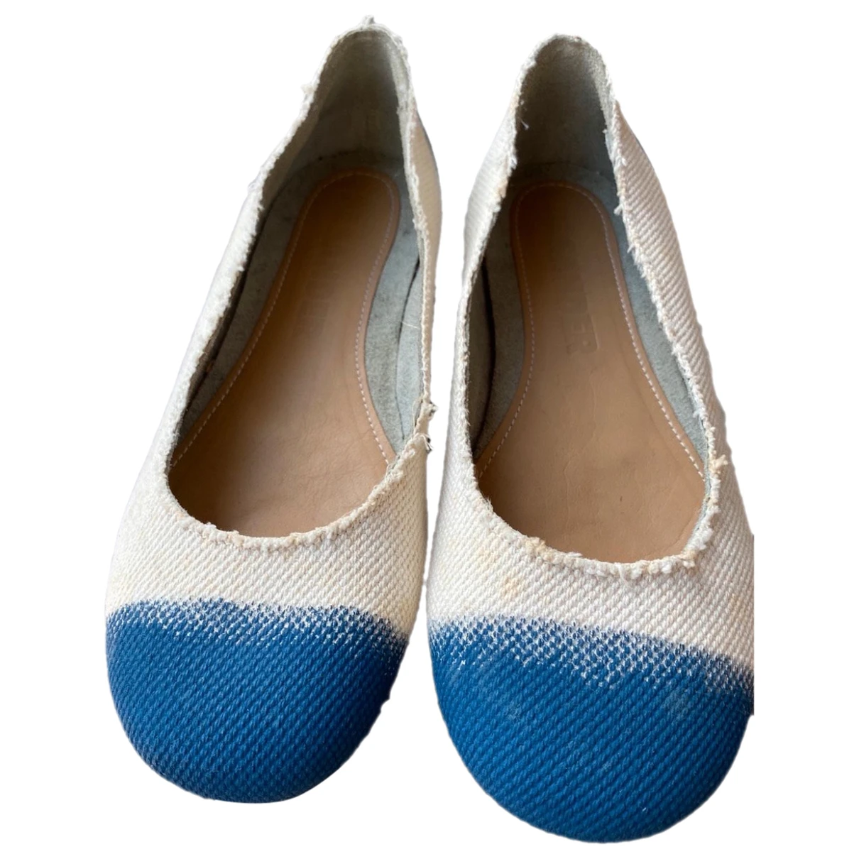 Pre-owned Jil Sander Cloth Ballet Flats In Other