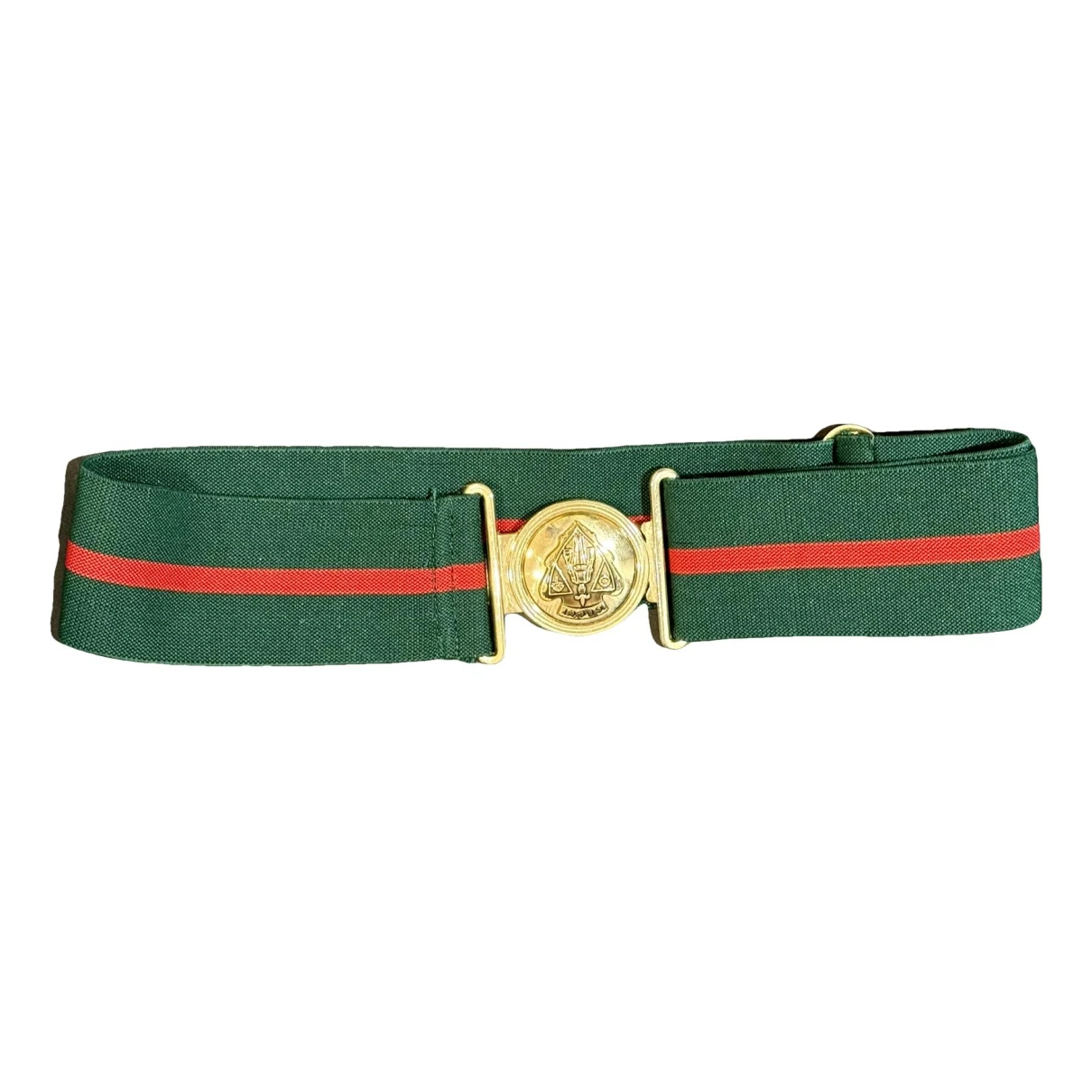 Pre-owned Gucci Belt In Green