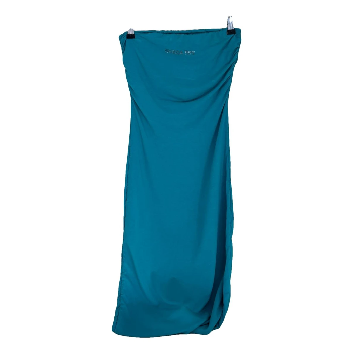 Pre-owned Patrizia Pepe Maxi Dress In Turquoise