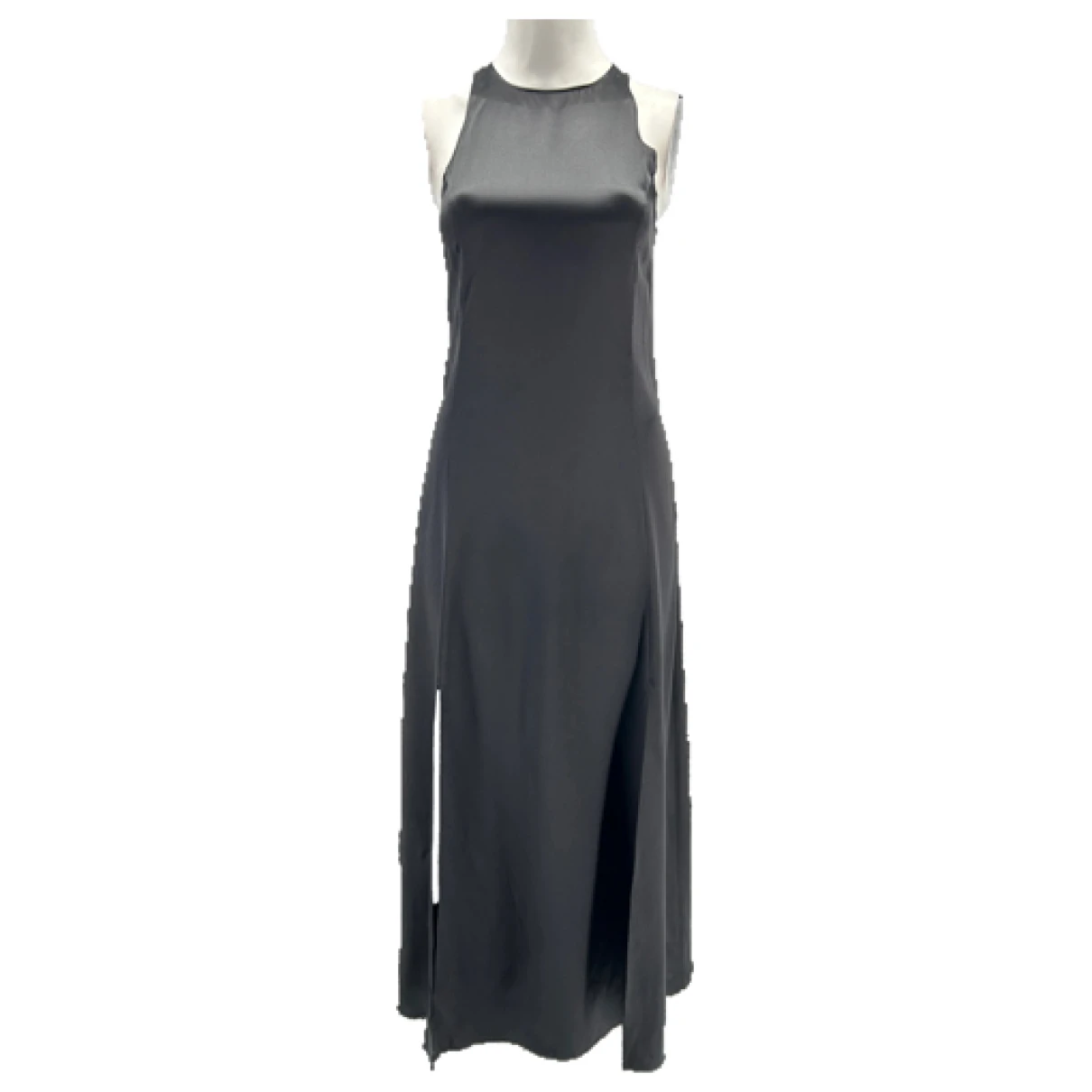 Pre-owned Loulou Studio Silk Maxi Dress In Black