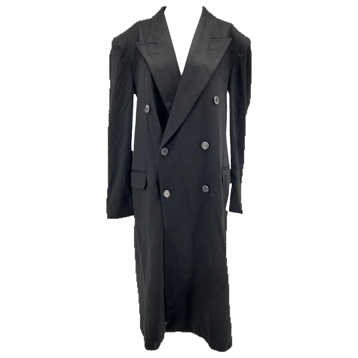 Pre-owned The Frankie Shop Coat In Black