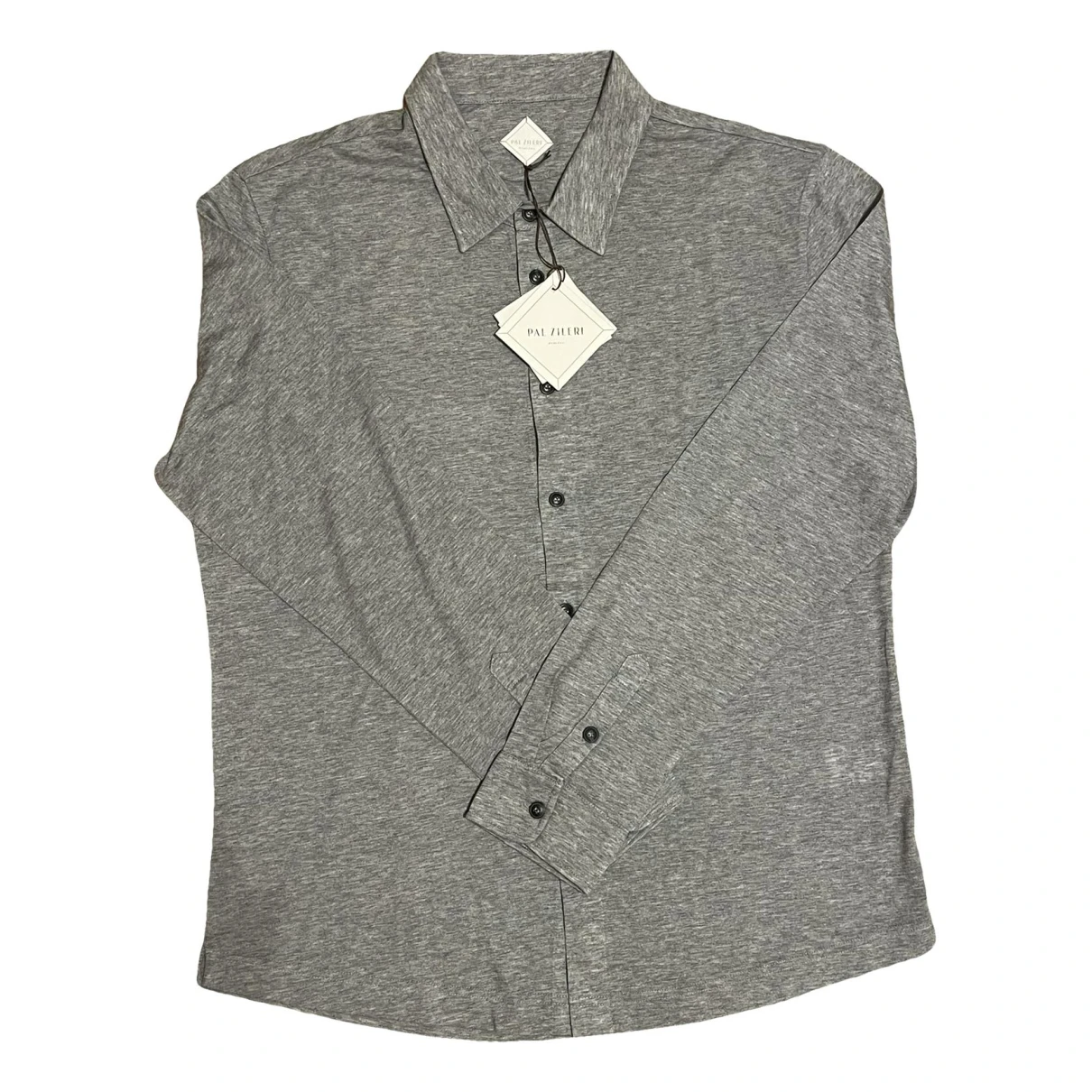Pre-owned Pal Zileri Wool Shirt In Grey