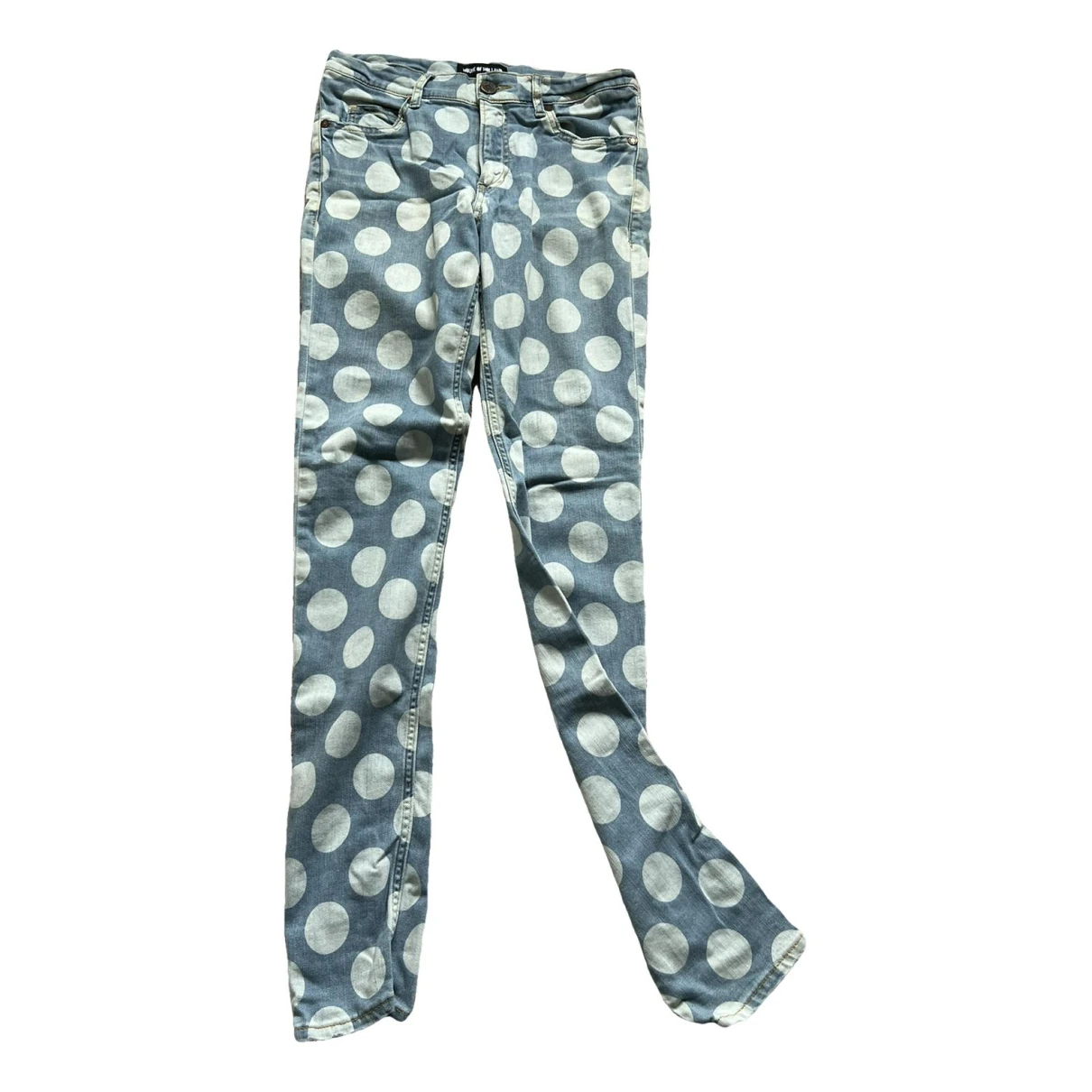 Pre-owned House Of Holland Trousers In Blue