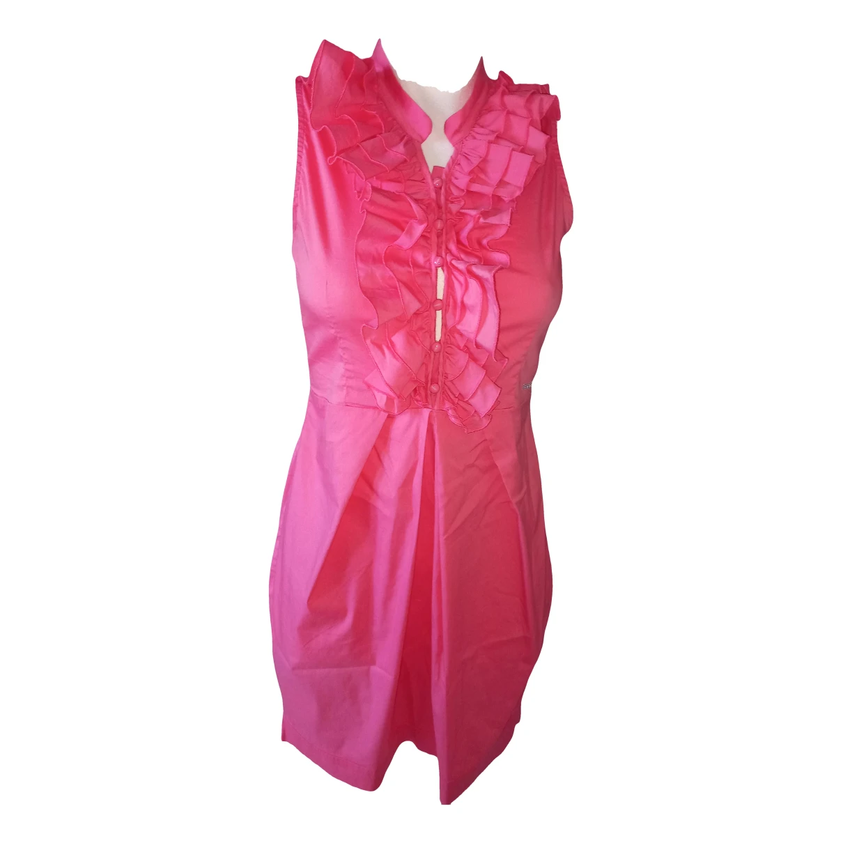 Pre-owned Pinko Mini Dress In Pink