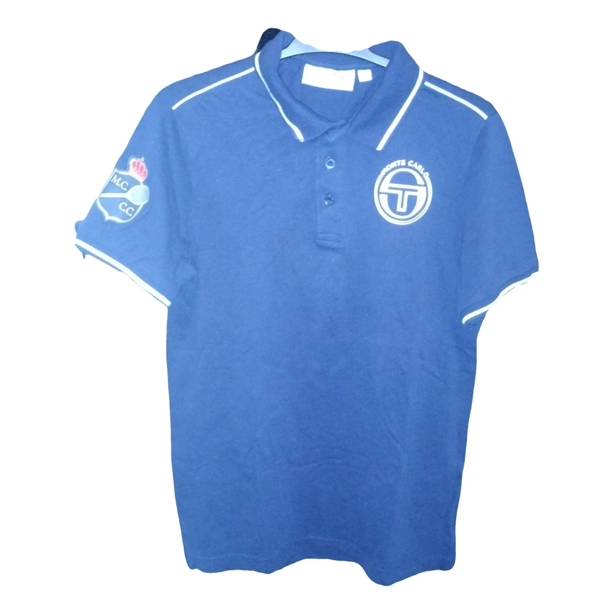 Pre-owned Sergio Tacchini Polo Shirt In Navy