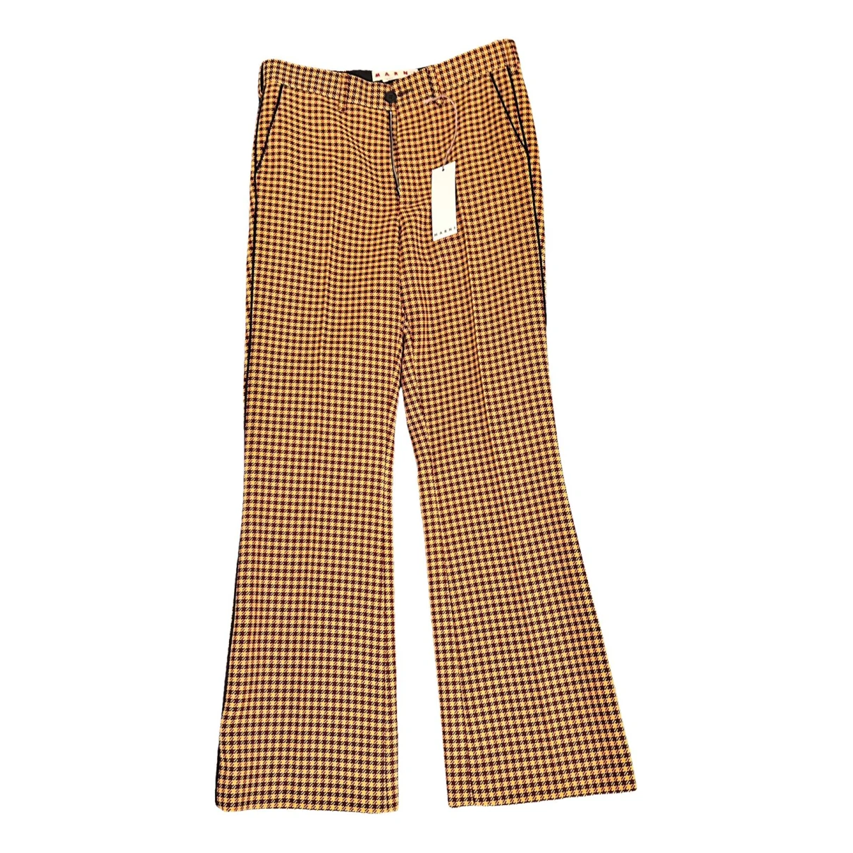 Pre-owned Marni Trousers In Orange