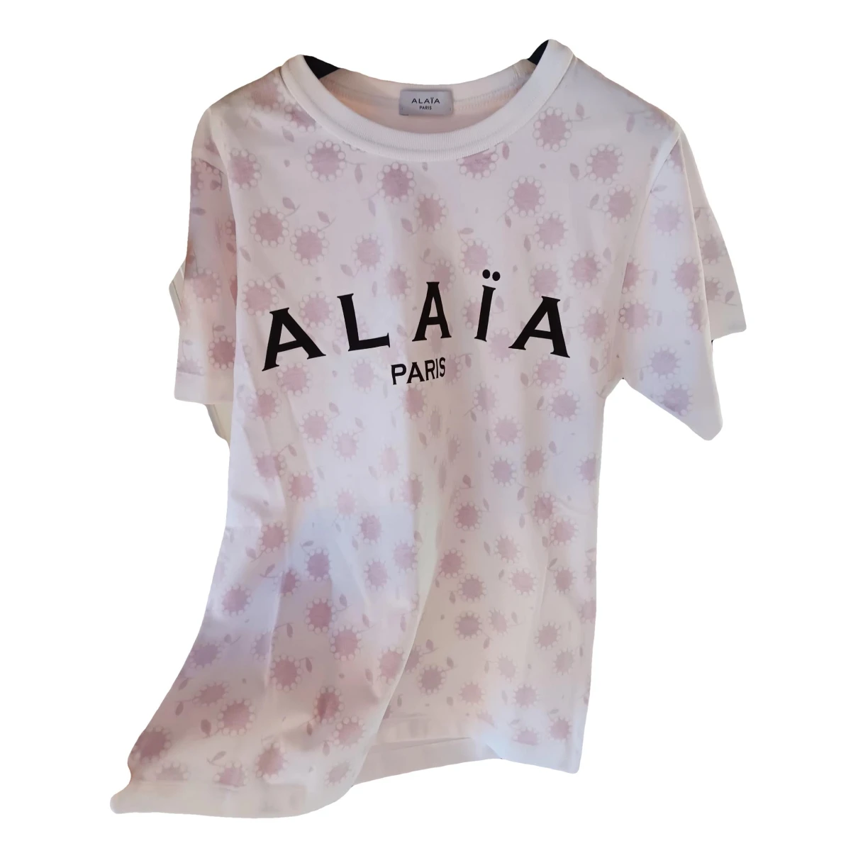 Pre-owned Alaïa T-shirt In White