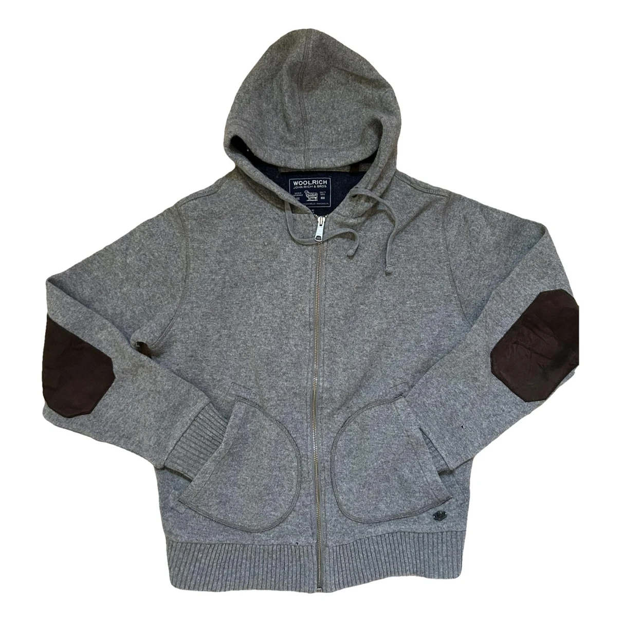 Pre-owned Woolrich Wool Sweatshirt In Grey