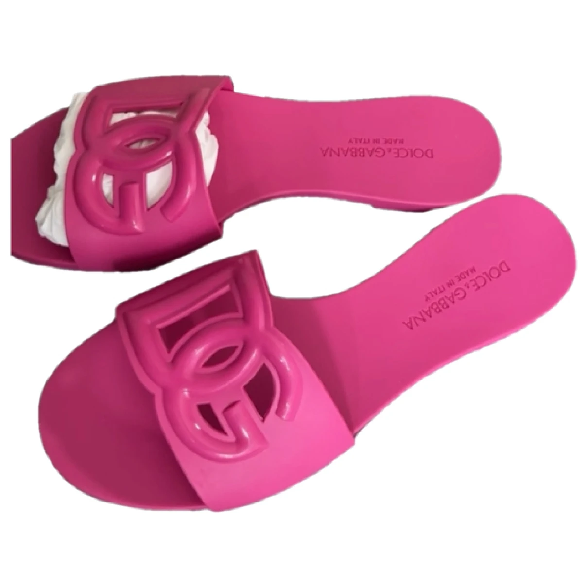 Pre-owned Dolce & Gabbana Sandal In Pink