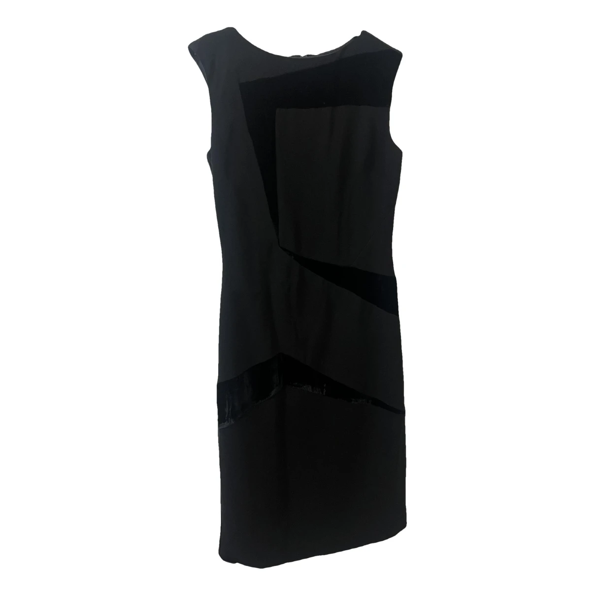 Pre-owned Reiss Mid-length Dress In Black