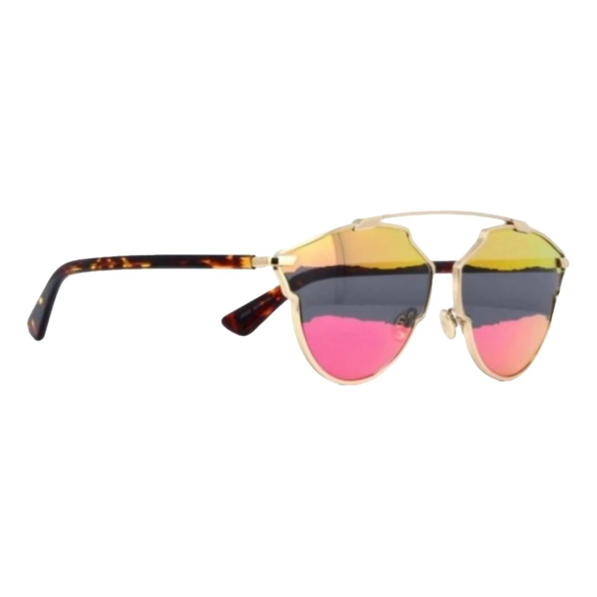 Pre-owned Dior So Real Sunglasses In Pink