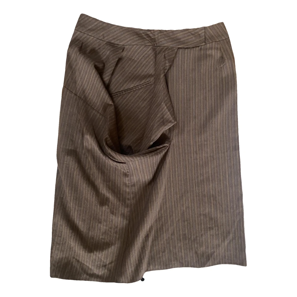 Pre-owned Marni Wool Skirt Suit In Brown