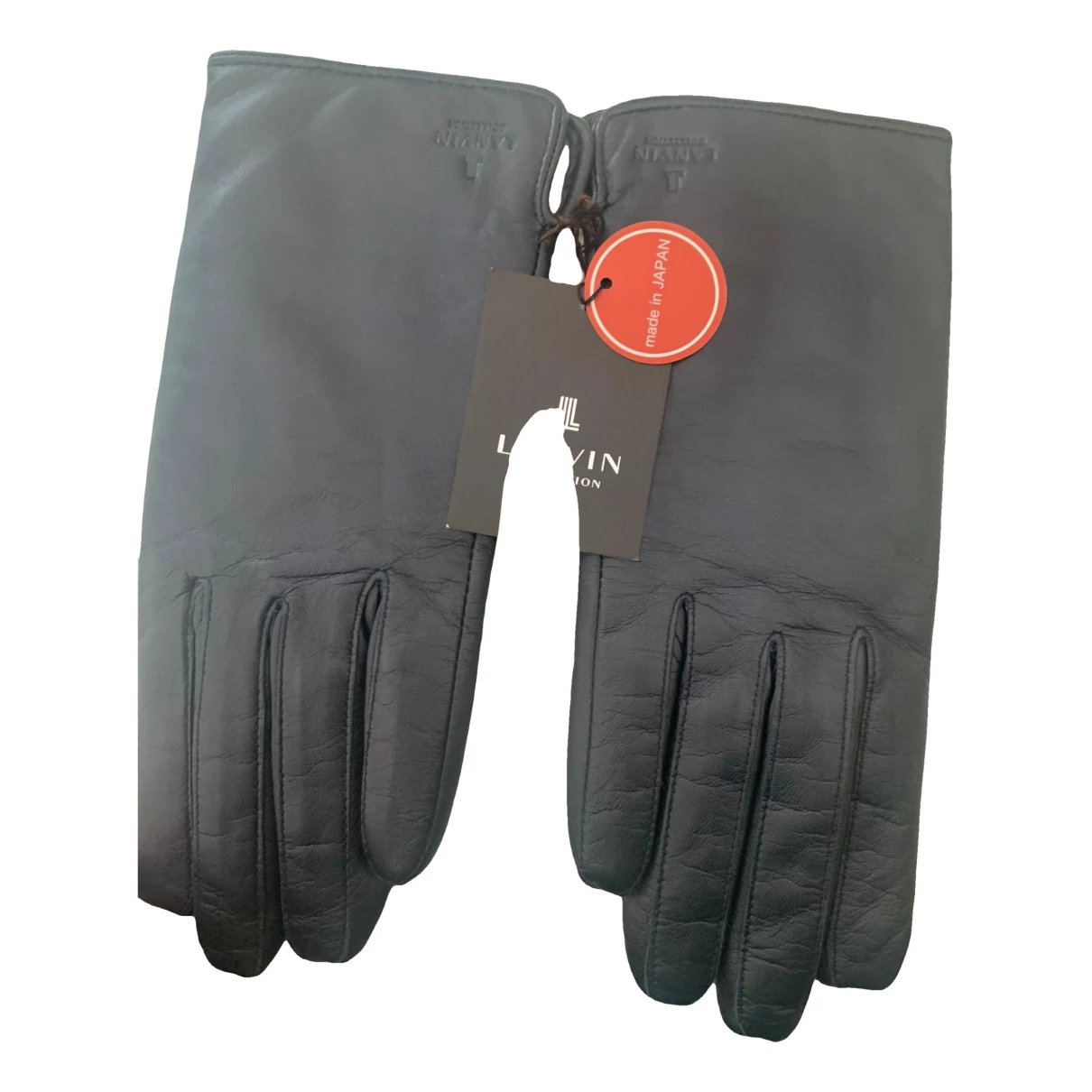 Pre-owned Lanvin Leather Gloves In Other