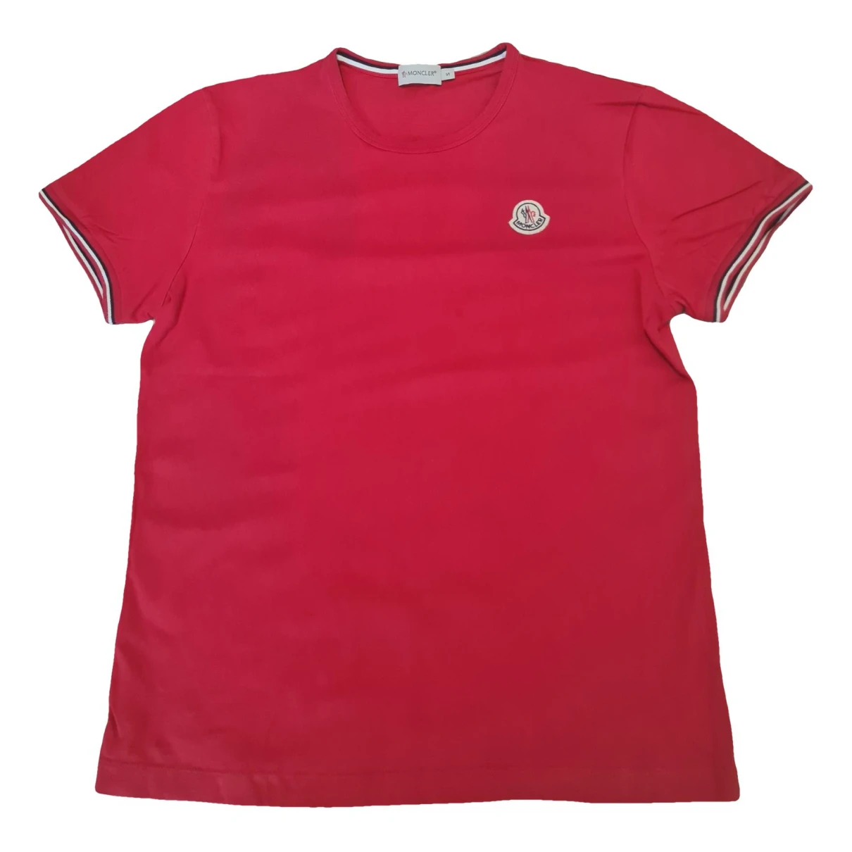 Pre-owned Moncler T-shirt In Red