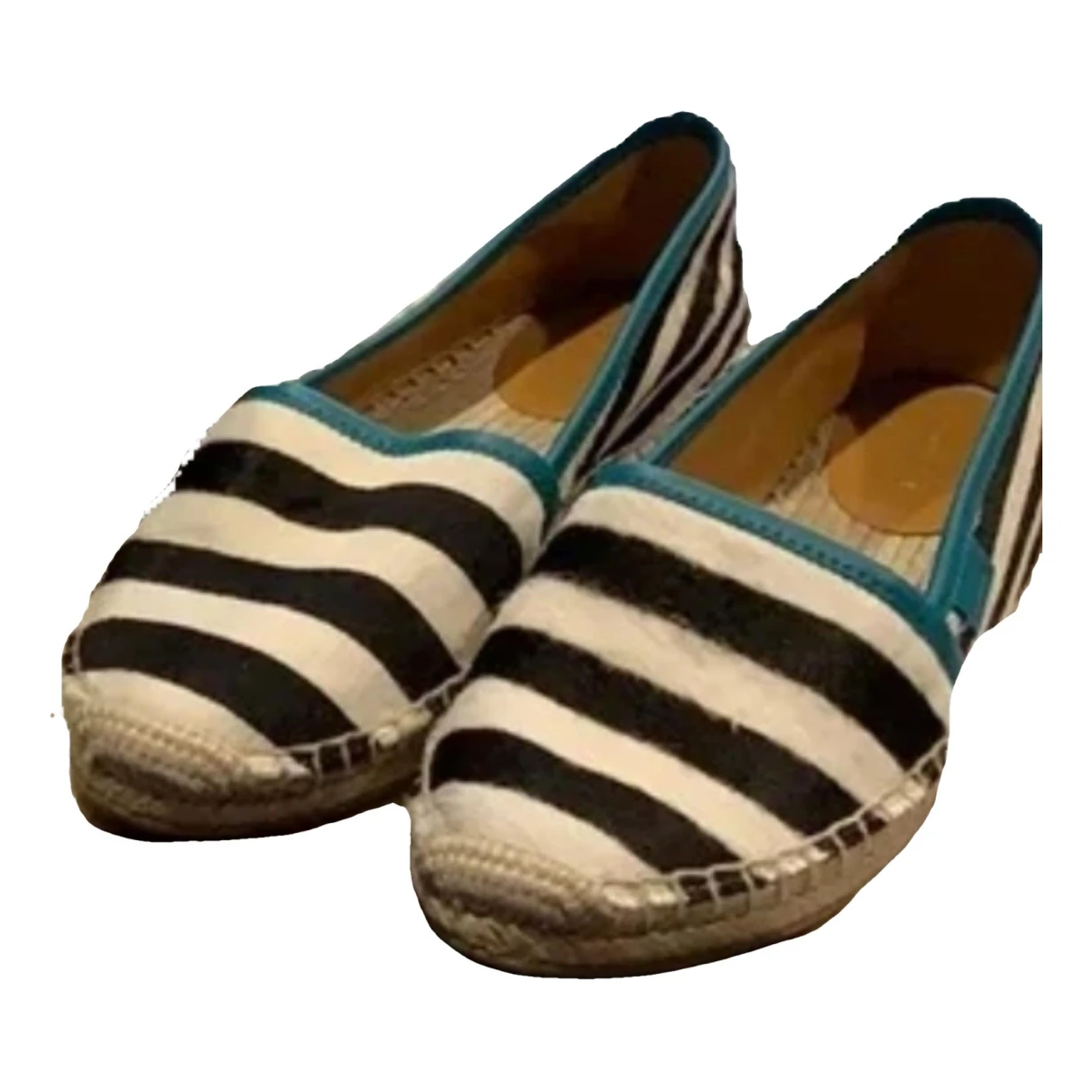 Pre-owned Gucci Lilibeth Pony-style Calfskin Espadrilles In Other