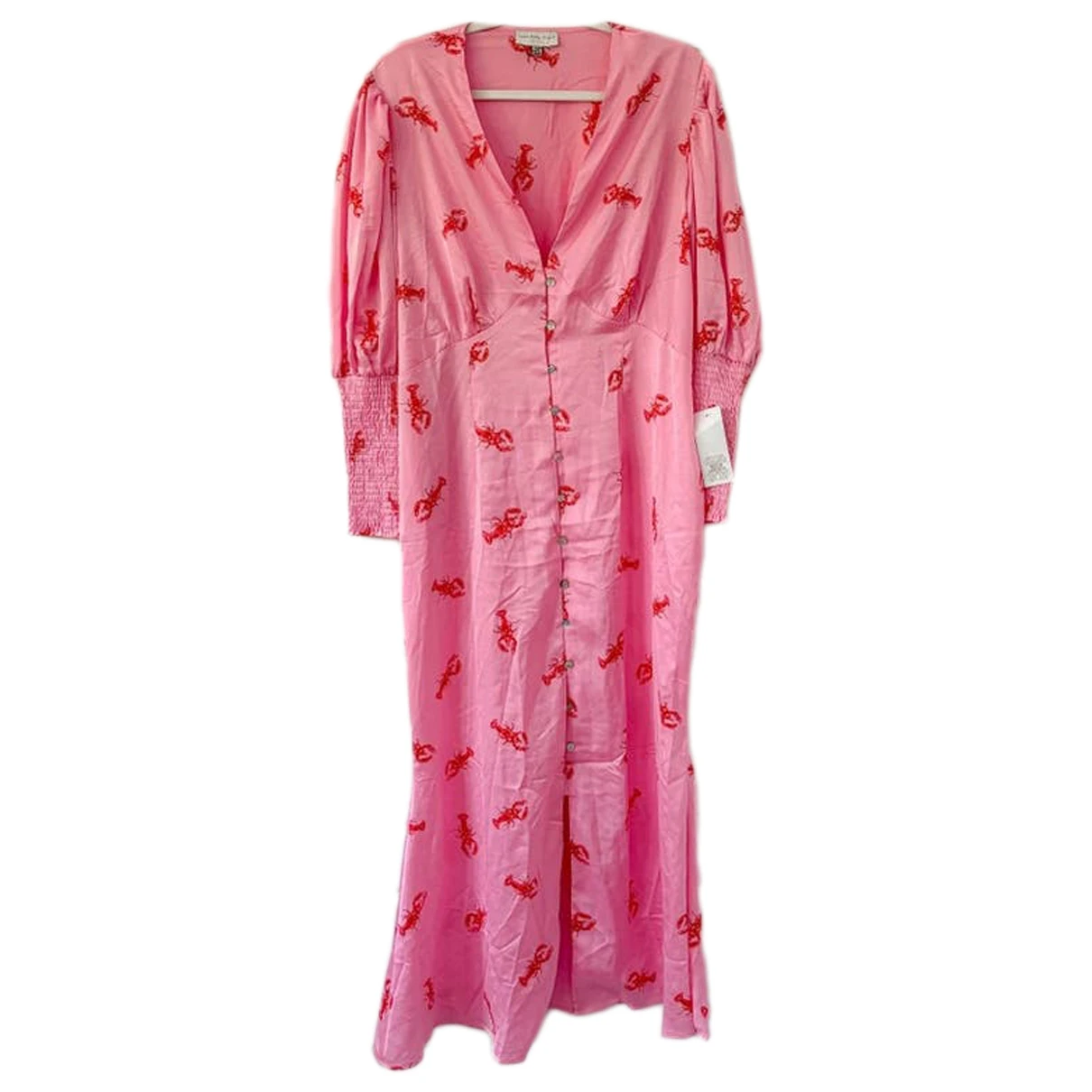 Pre-owned Never Fully Dressed Maxi Dress In Pink