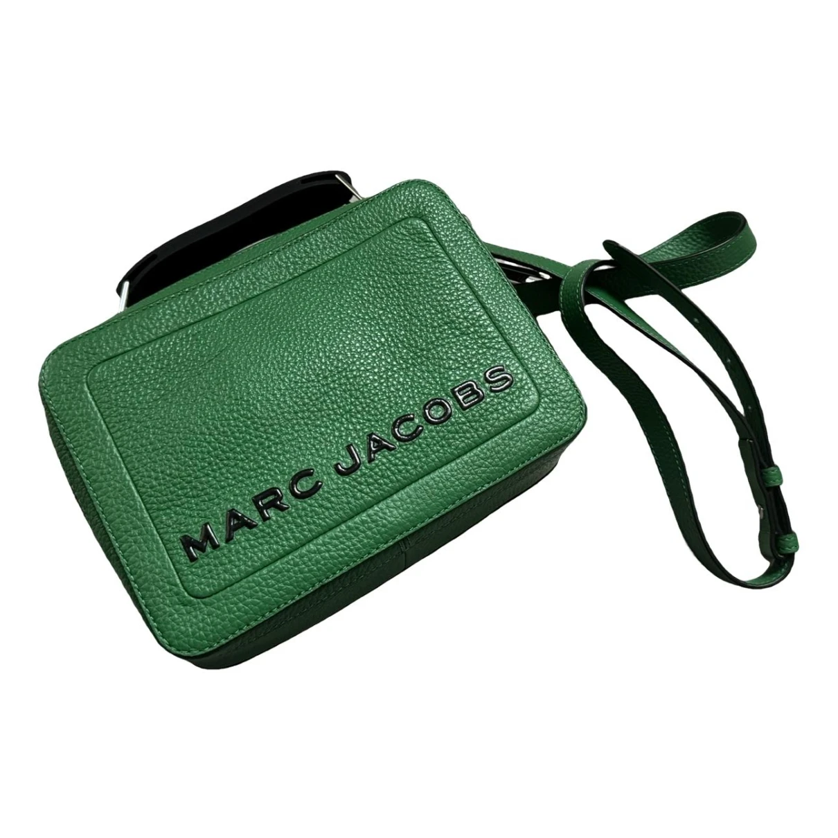 Pre-owned Marc Jacobs The Box Bag Leather Crossbody Bag In Green