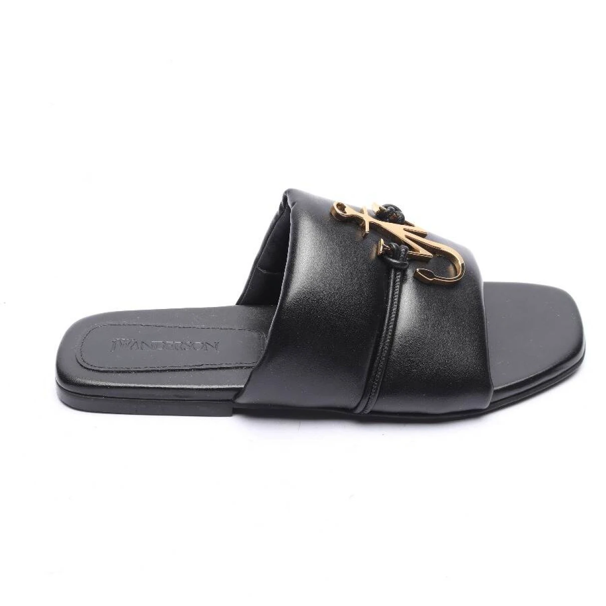 Pre-owned Jw Anderson Cloth Sandal In Black
