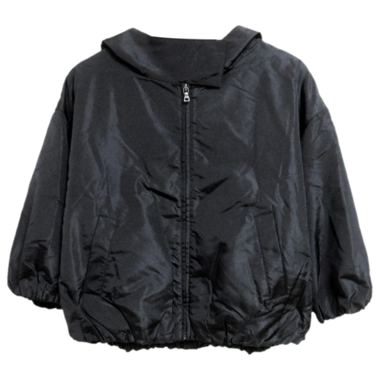 Pre-owned Prada Silk Jacket In Black