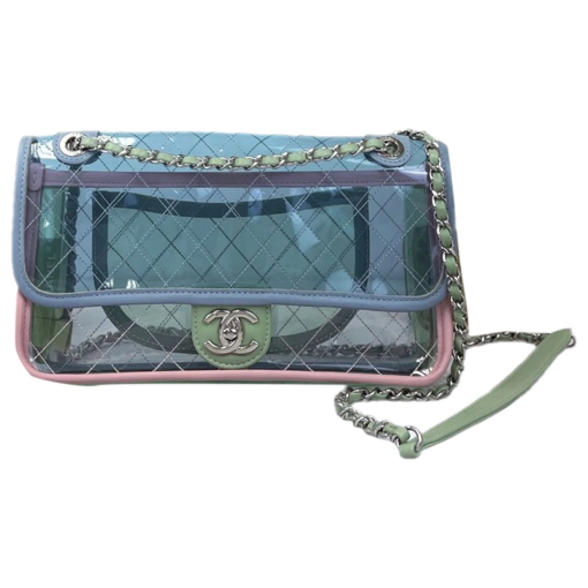 Pre-owned Chanel Timeless/classique Crossbody Bag In Multicolour
