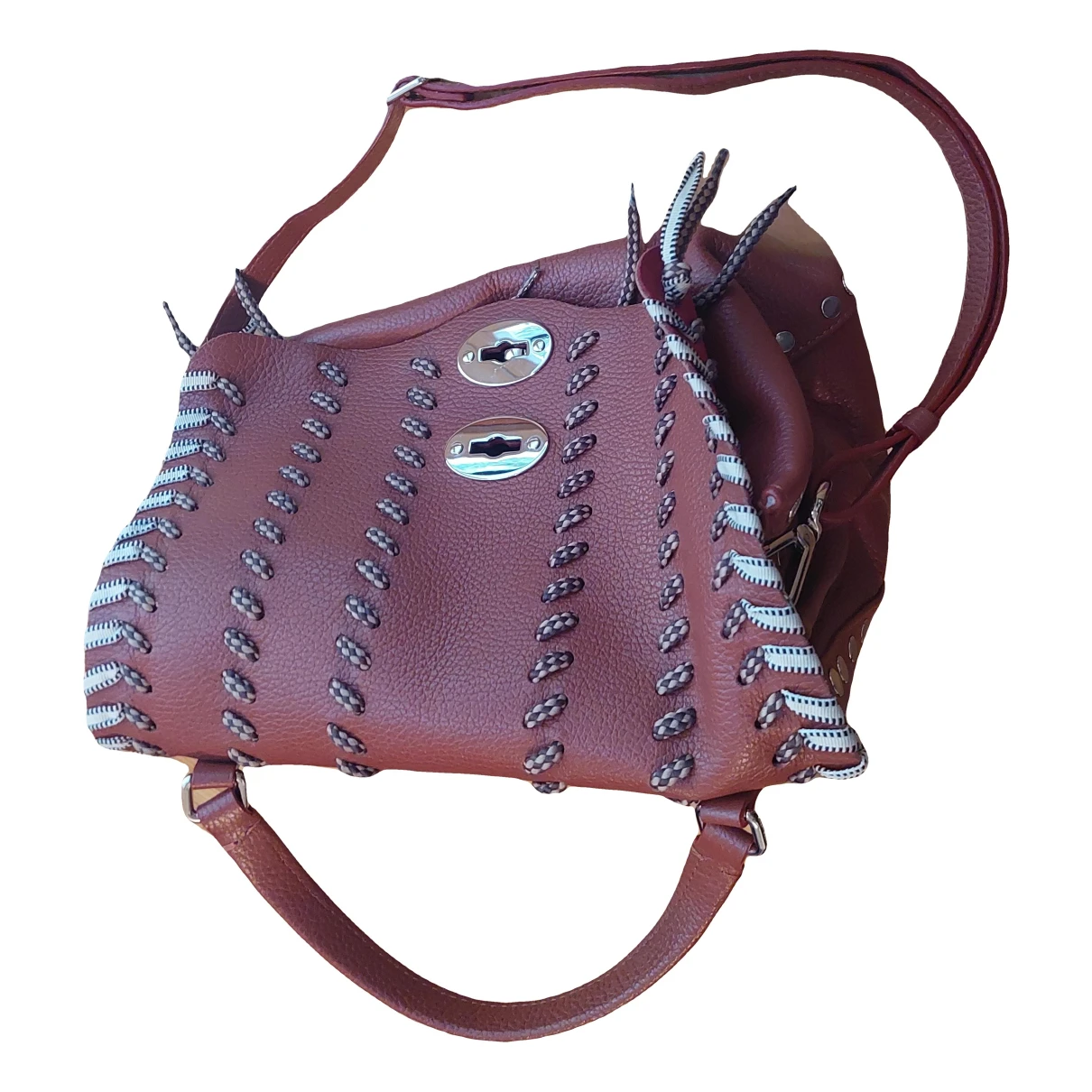 Pre-owned Zanellato Leather Handbag In Red