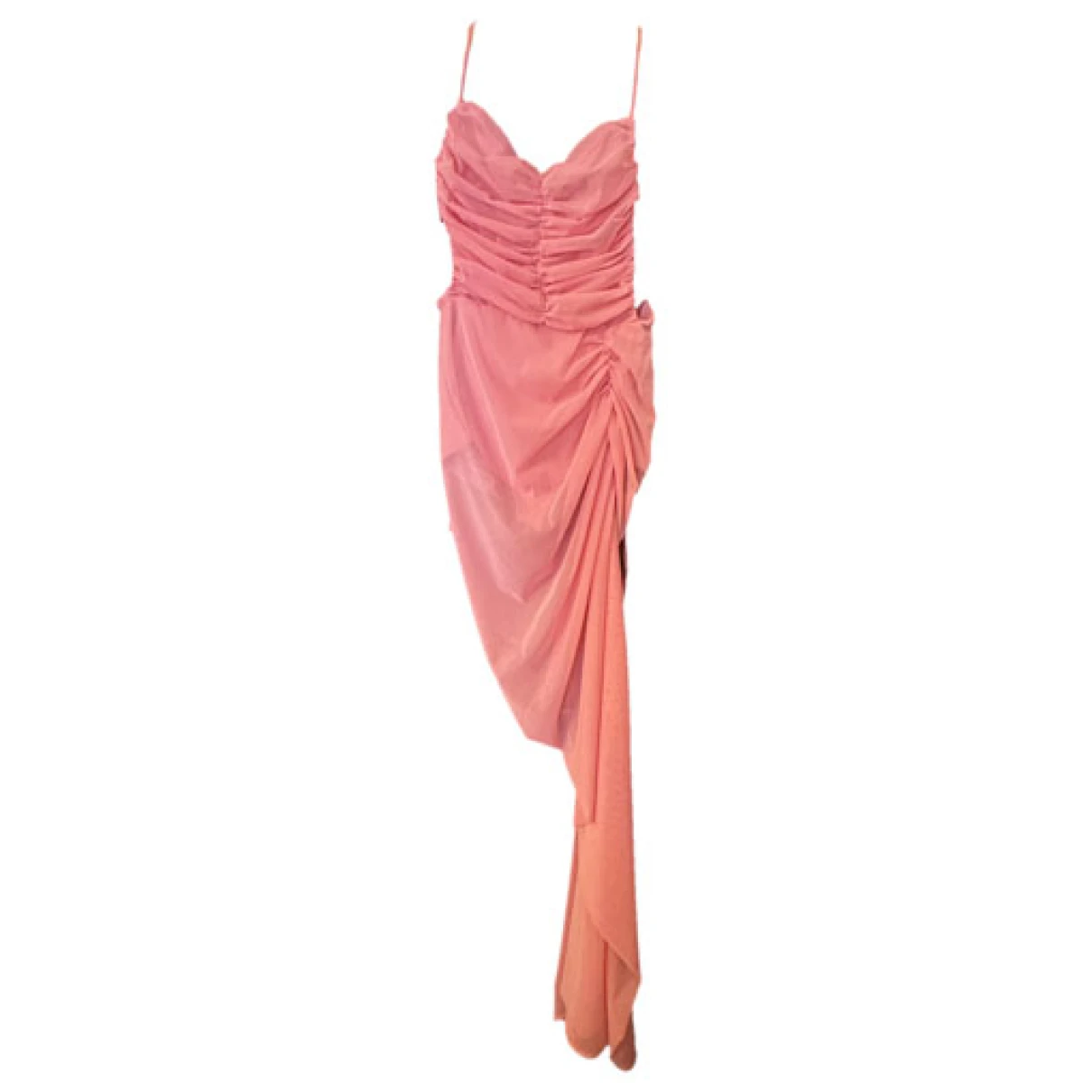 Pre-owned Michael Costello Maxi Dress In Pink