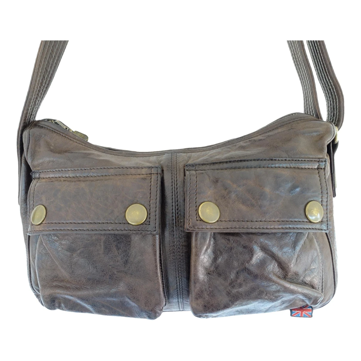 Pre-owned Belstaff Leather Handbag In Brown