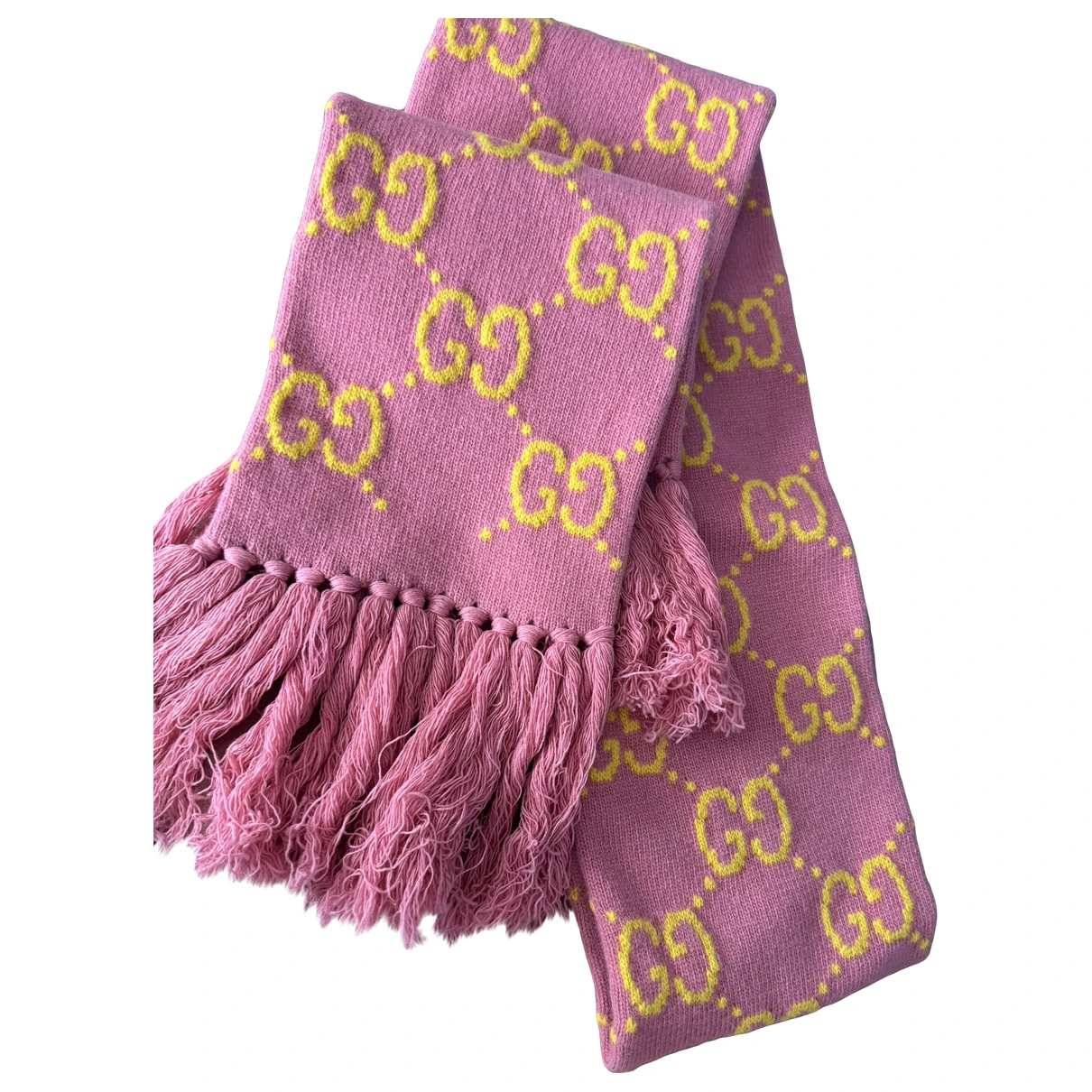 Pre-owned Gucci Wool Scarf In Other