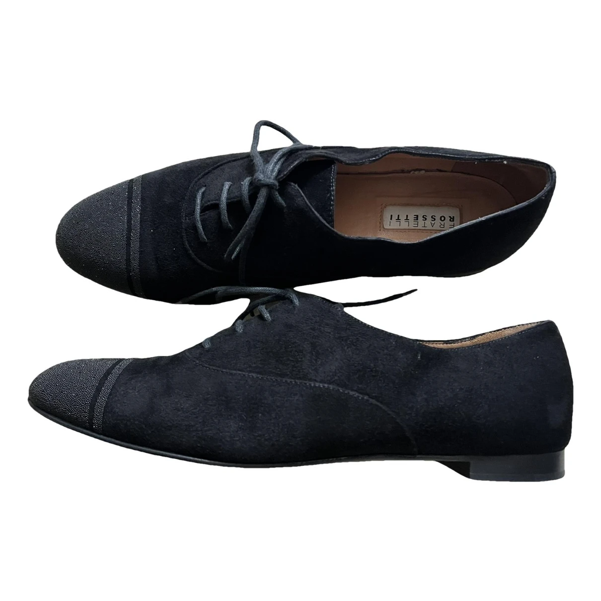 Pre-owned Fratelli Rossetti Lace Ups In Black