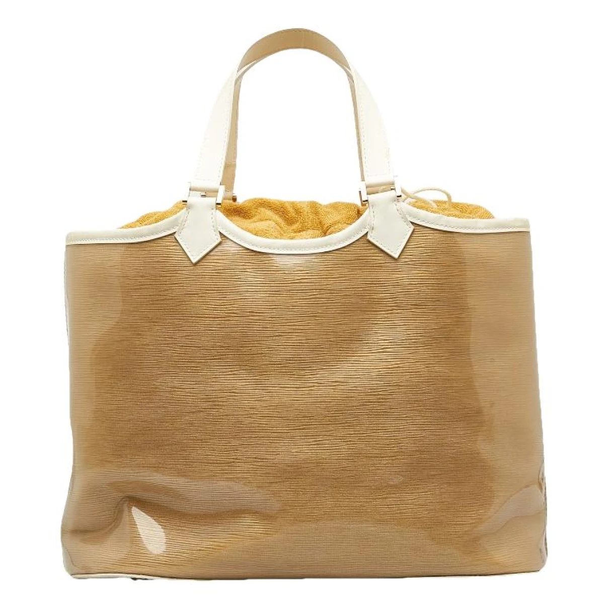 Pre-owned Louis Vuitton Leather Handbag In Gold