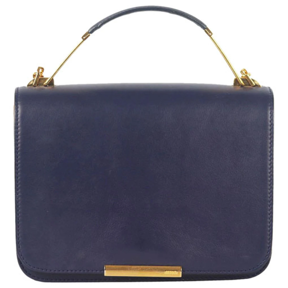 Pre-owned Emilio Pucci Leather Handbag In Blue