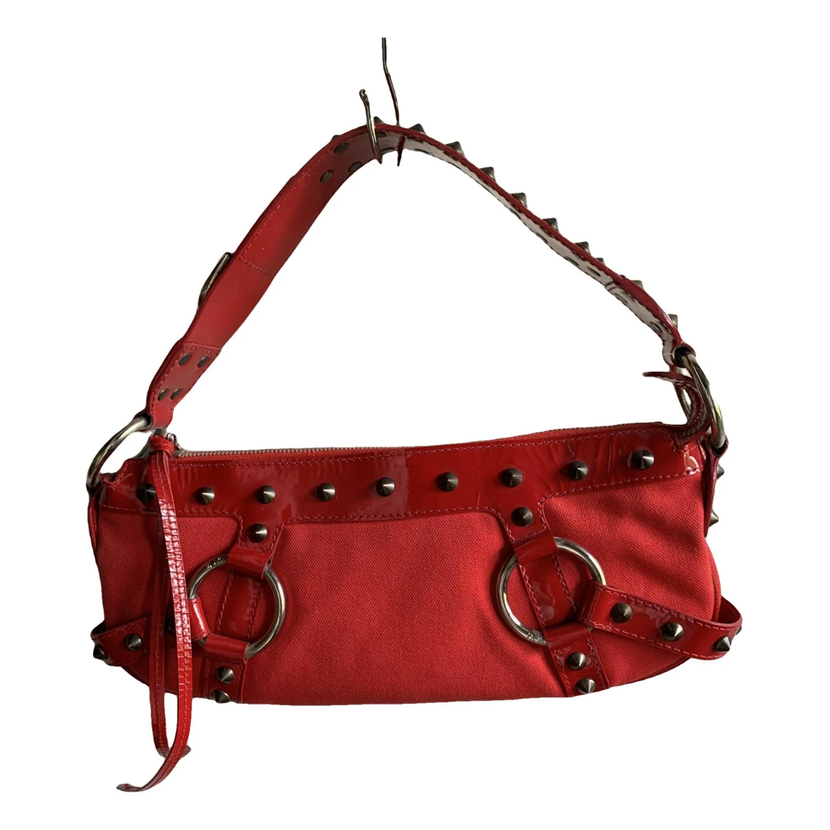 Pre-owned Dolce & Gabbana Patent Leather Handbag In Red