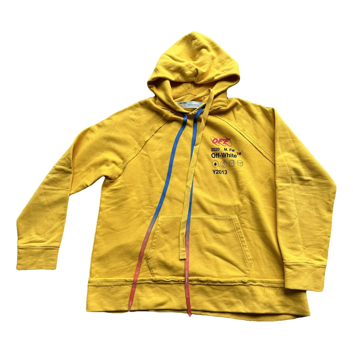 Pre-owned Off-white Sweatshirt In Yellow