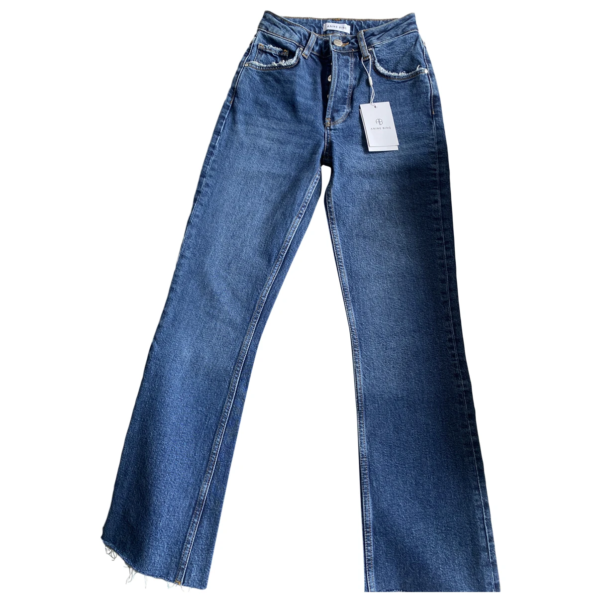 Pre-owned Anine Bing Large Jeans In Blue