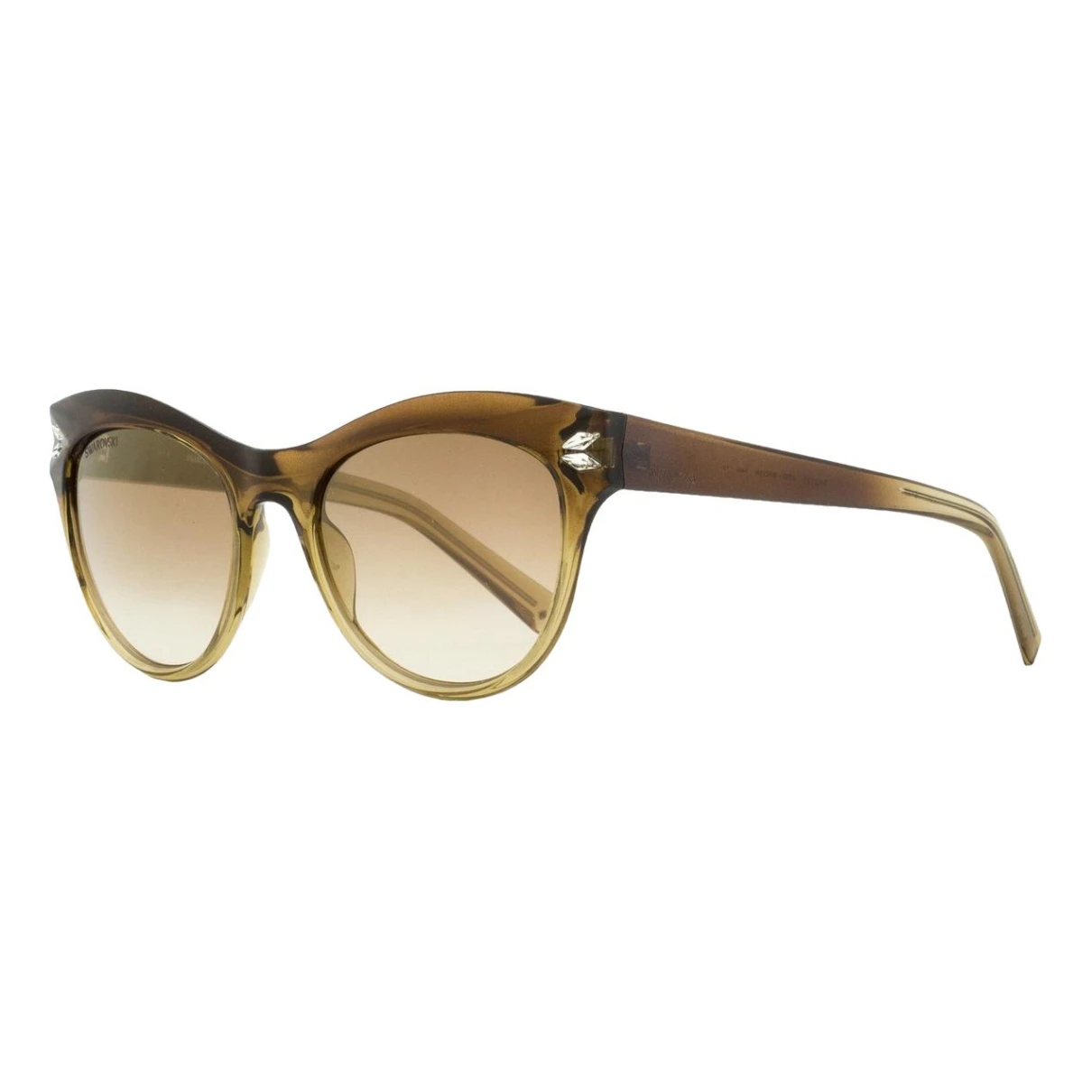 Pre-owned Swarovski Sunglasses In Brown