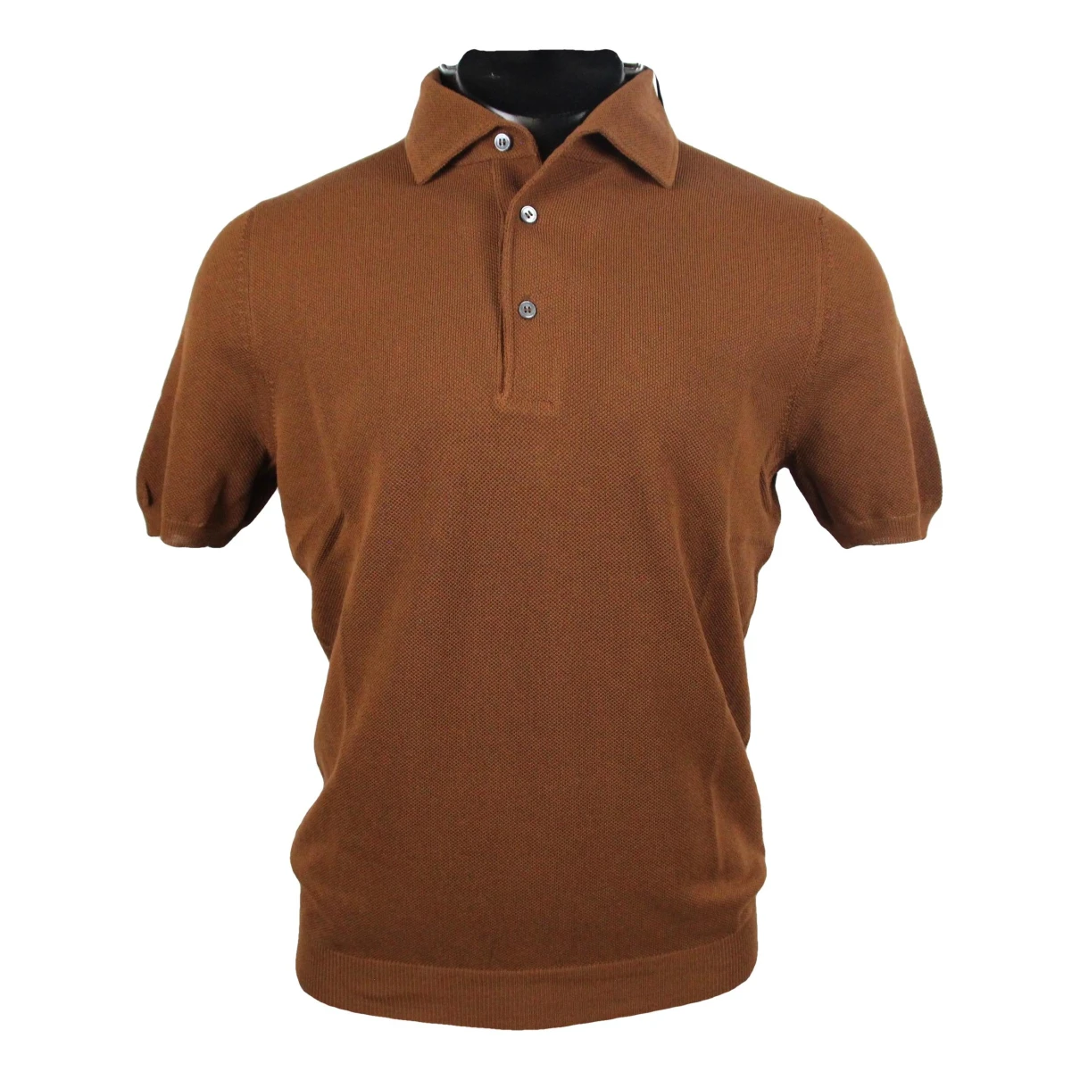 Pre-owned Gran Sasso Polo Shirt In Brown