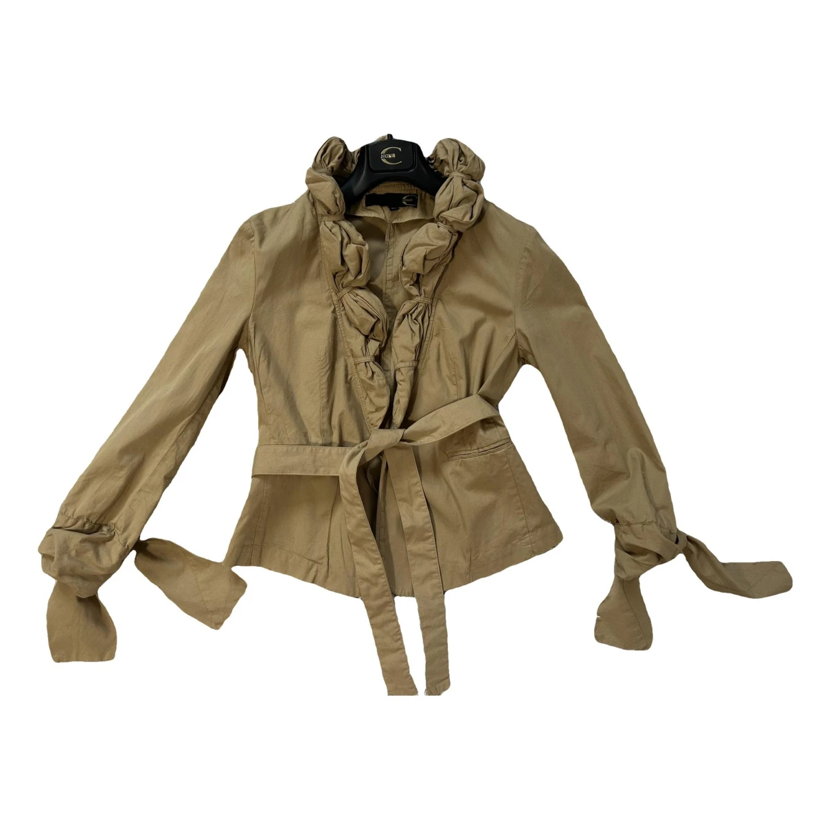 Pre-owned Just Cavalli Jacket In Camel