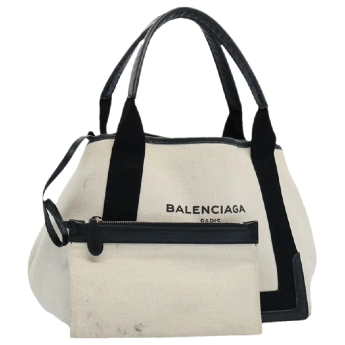 Pre-owned Balenciaga Cloth Tote In White