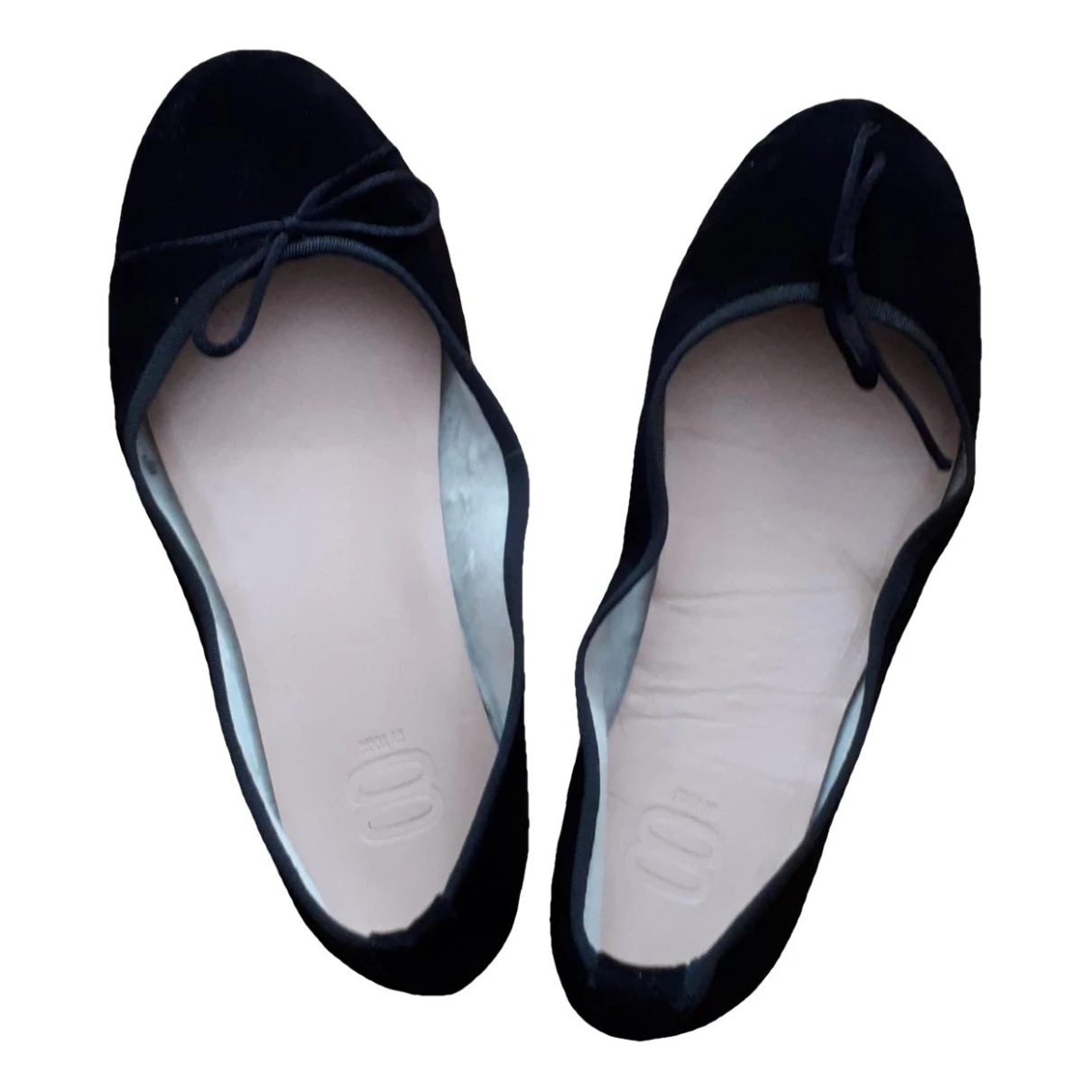 Pre-owned 8 By Yoox Ballet Flats In Black