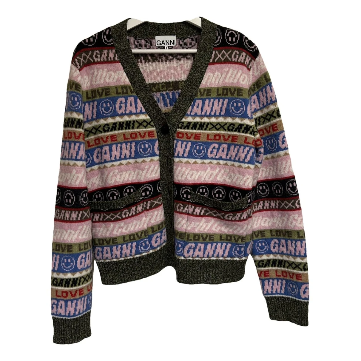 Pre-owned Ganni Fall Winter 2019 Wool Sweatshirt In Other