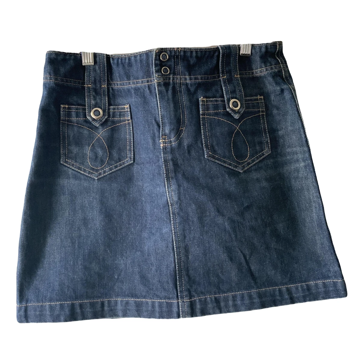 Pre-owned Calvin Klein Jeans Est.1978 Mini Skirt In Blue